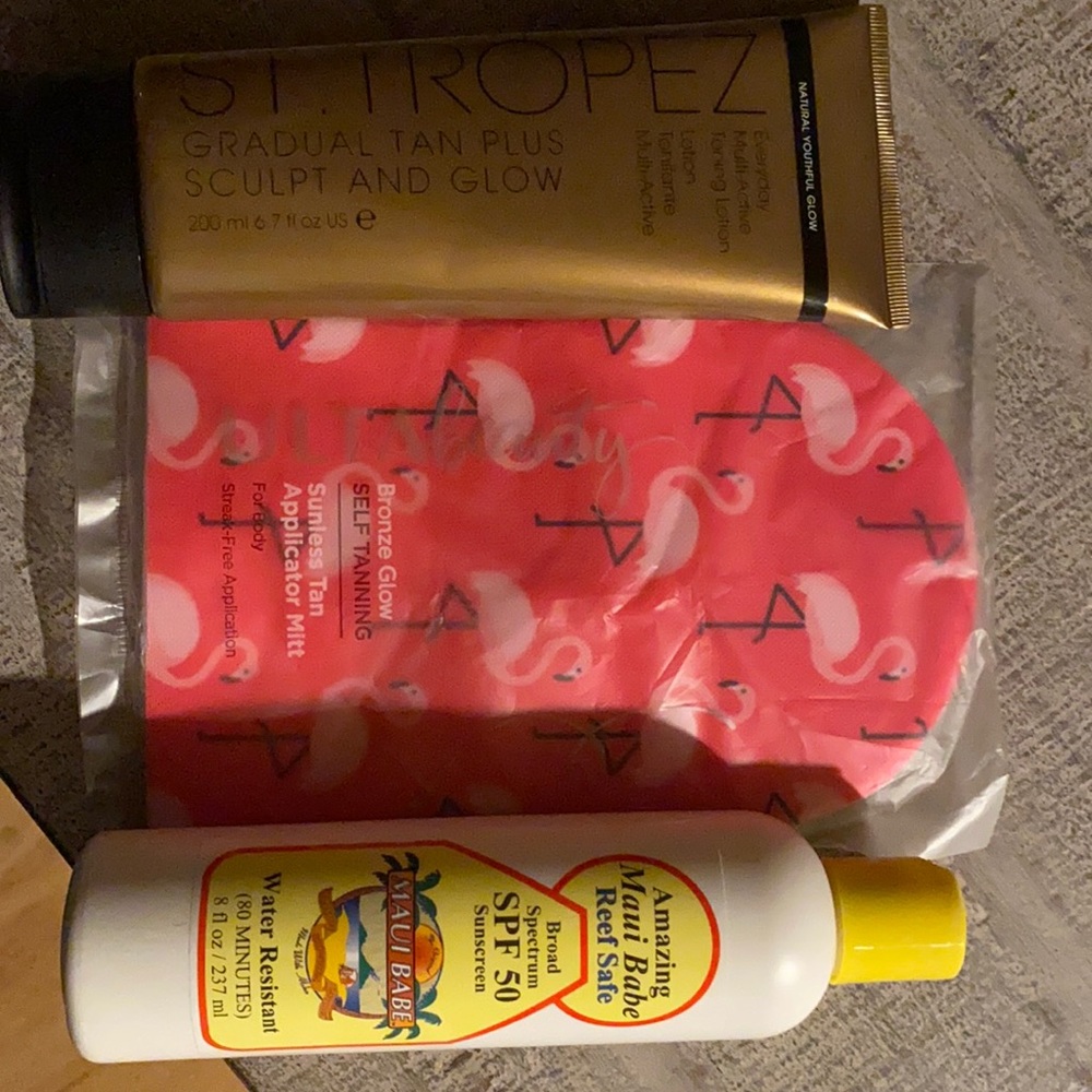 Tanning set brand new